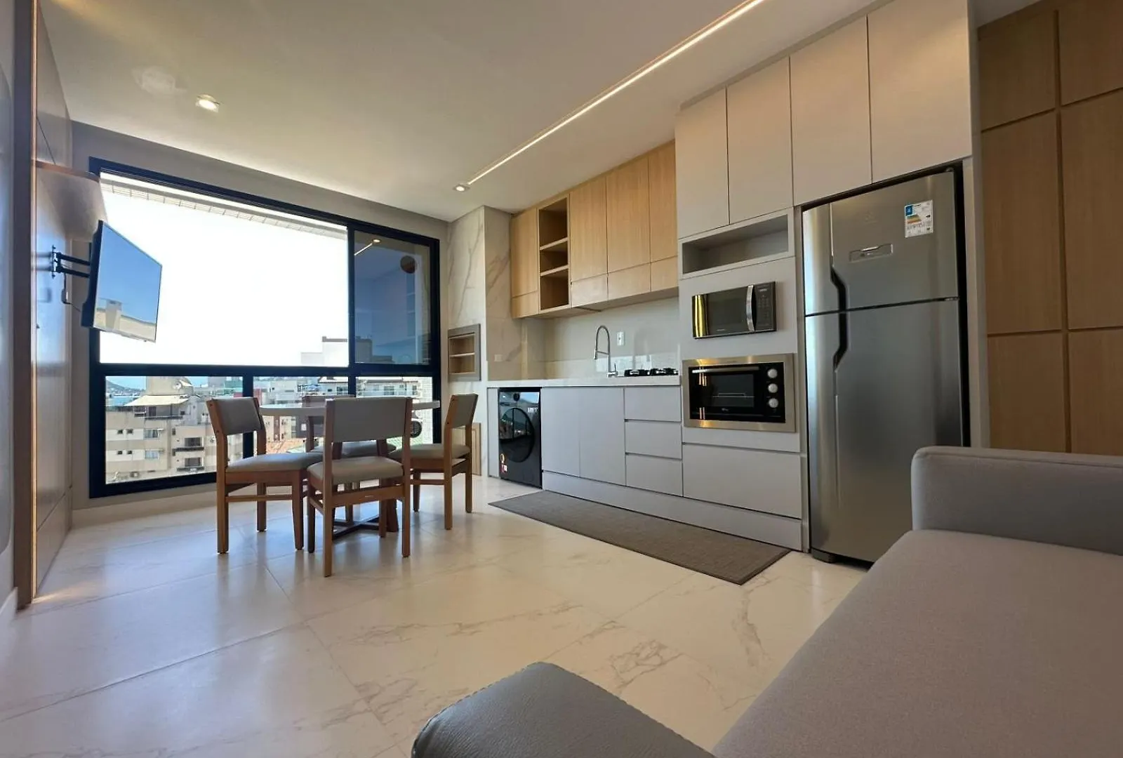 公寓 Apartamento Alto Padrao Em Bombinhas A 70 Metros Da Praia, Com Piscina Aquecida, Sala De Jogos, Academia E Espaco Kids!! 巴西